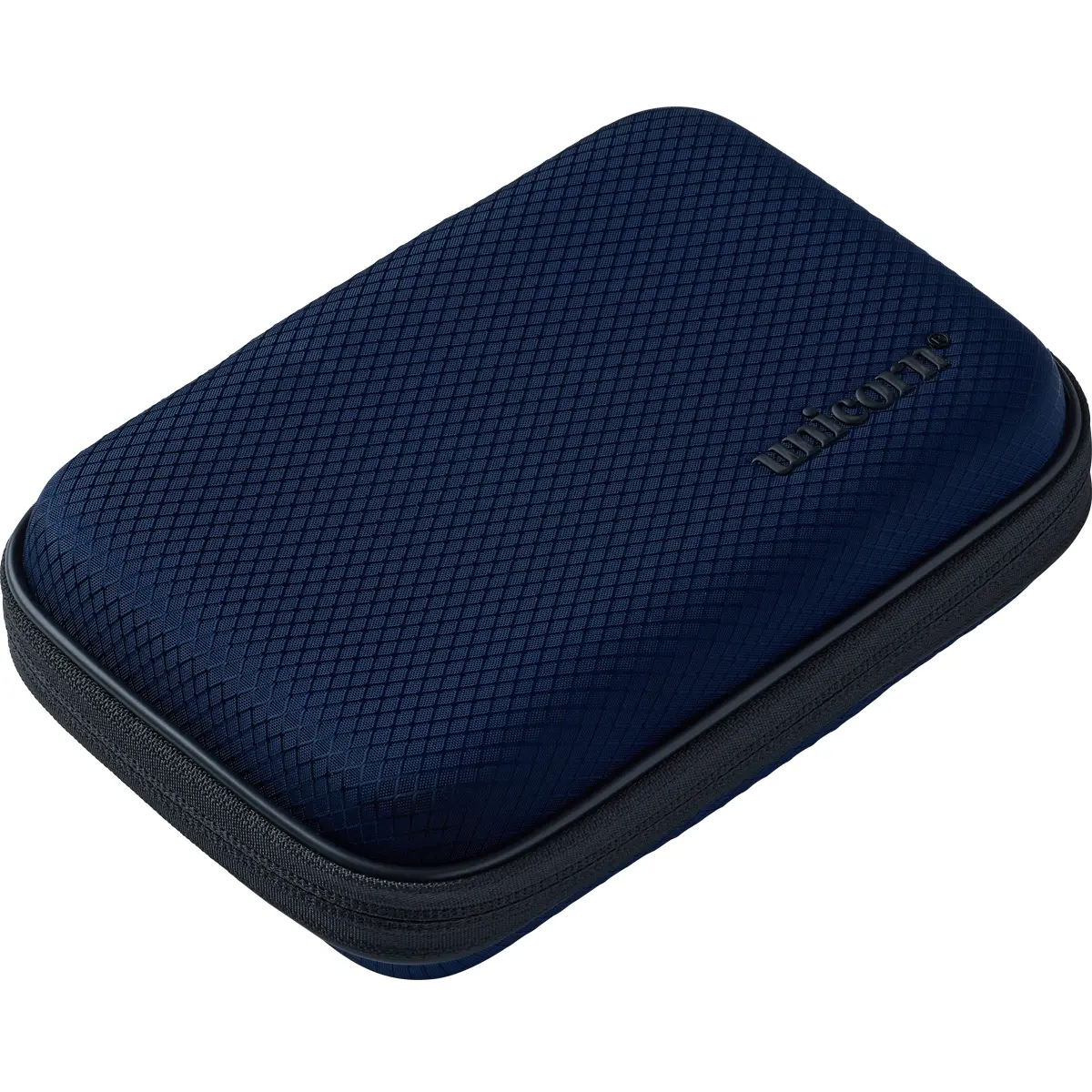 Unicorn Vanguard Dart Wallet Medium Navy geschlossen mit strukturierter Oberfläche