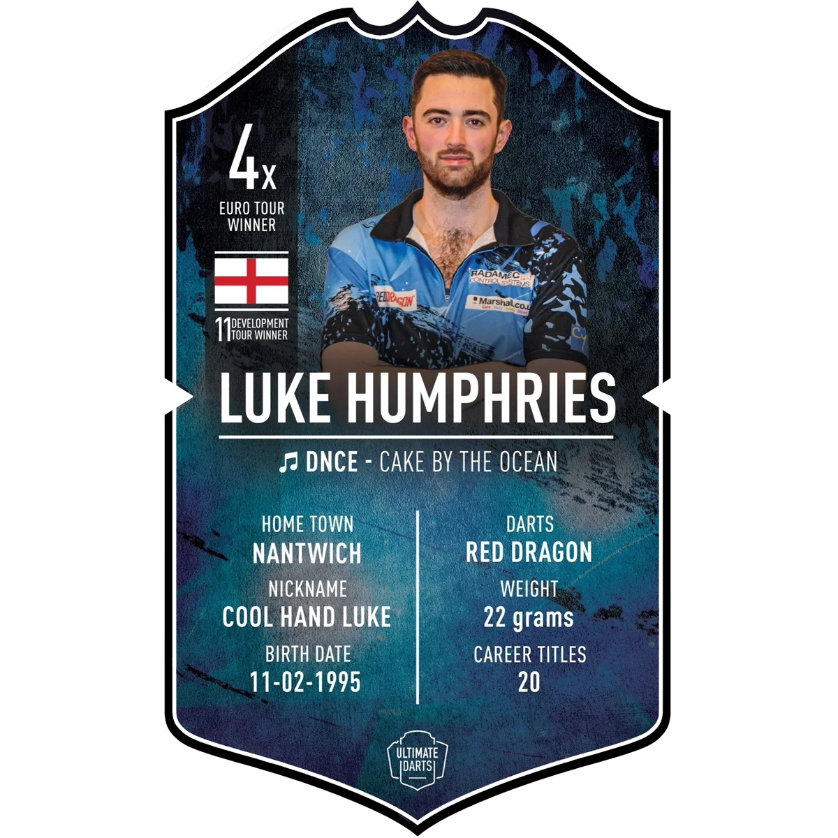 Luke Humphries - Ultimate Darts Card Luke Humphries - Ultimate Darts Card