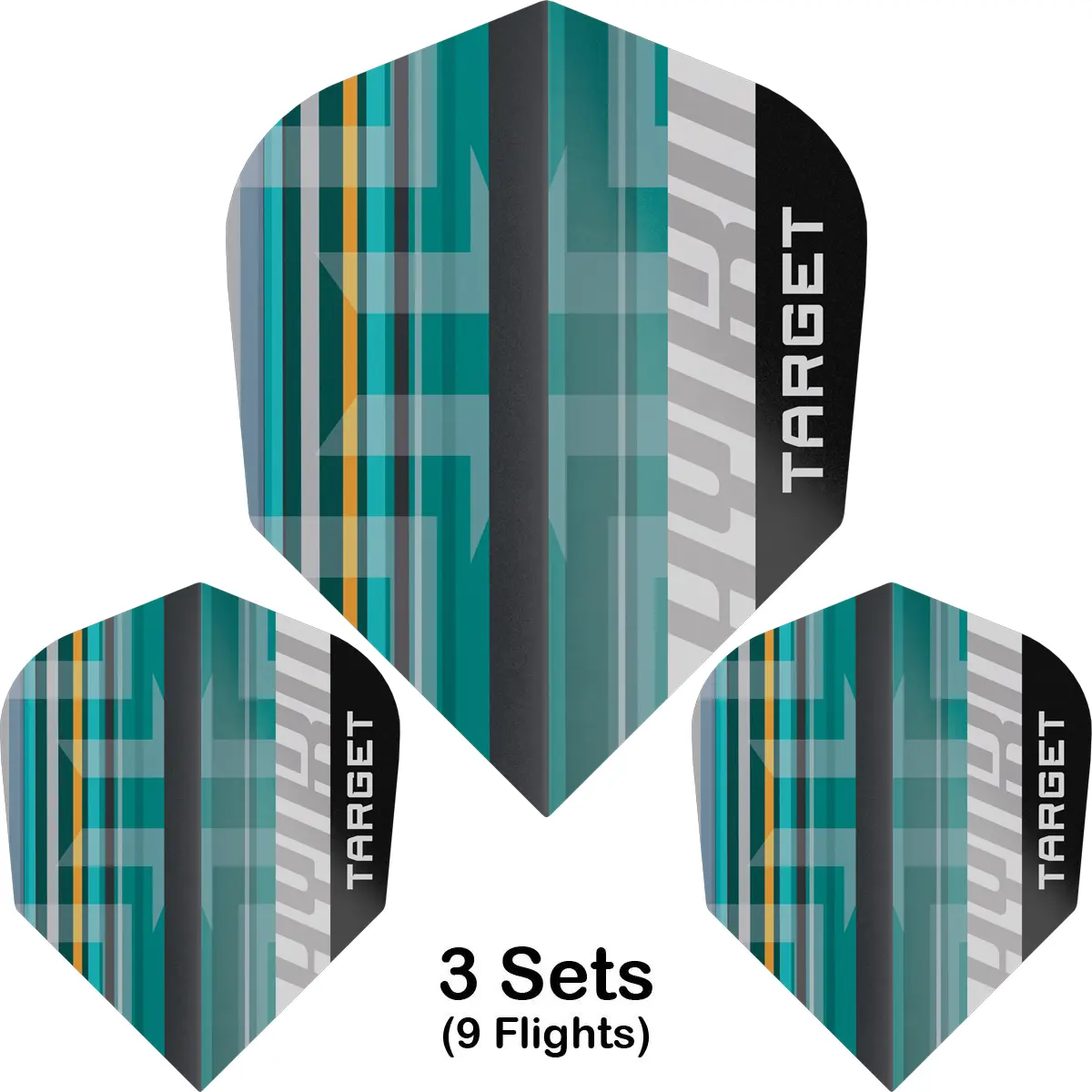 Target ProUltra Hydro No6 Flights – 3 Sets mit 9 Flights im modernen Design