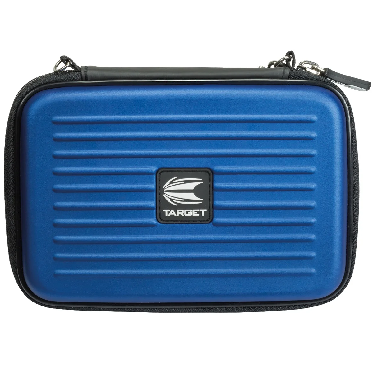 Target Takoma XL Dartwallet Blau geschlossen mit Target Logo