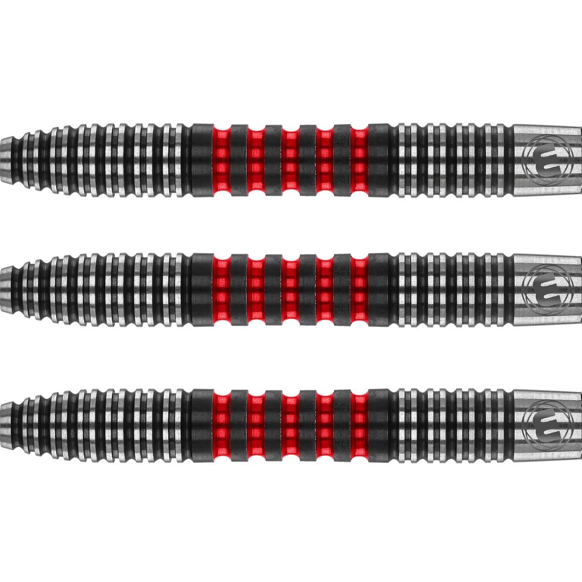 Winmau Joe Cullen Steeldarts Barrel Dreifachansicht mit markantem Ringgrip
