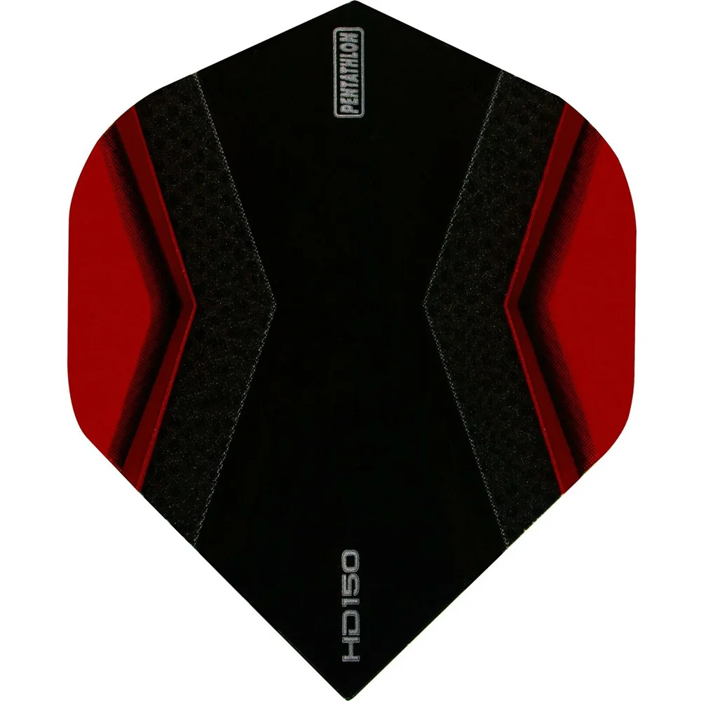Pentathlon HD150 X-Wing Flights – Rot – Standardform – 150 Mikron Pentathlon HD150 X-Wing Dart Flights in Rot mit 150 Mikron