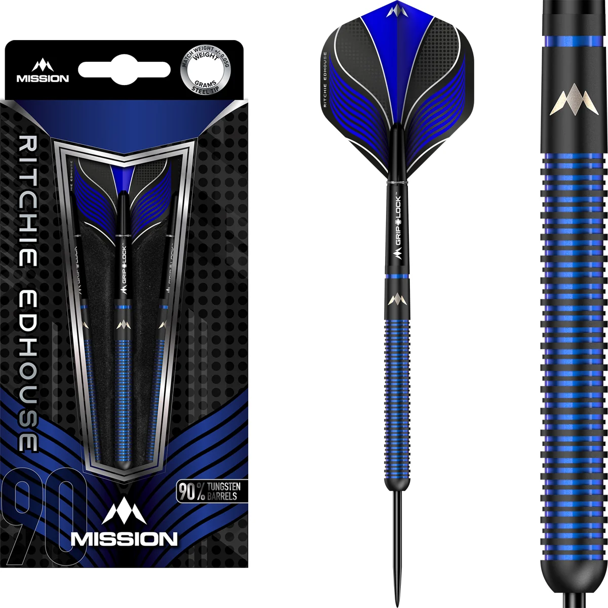 Mission Ritchie Edhouse Black Steeldarts Mission Ritchie Edhouse Black Steeldarts
