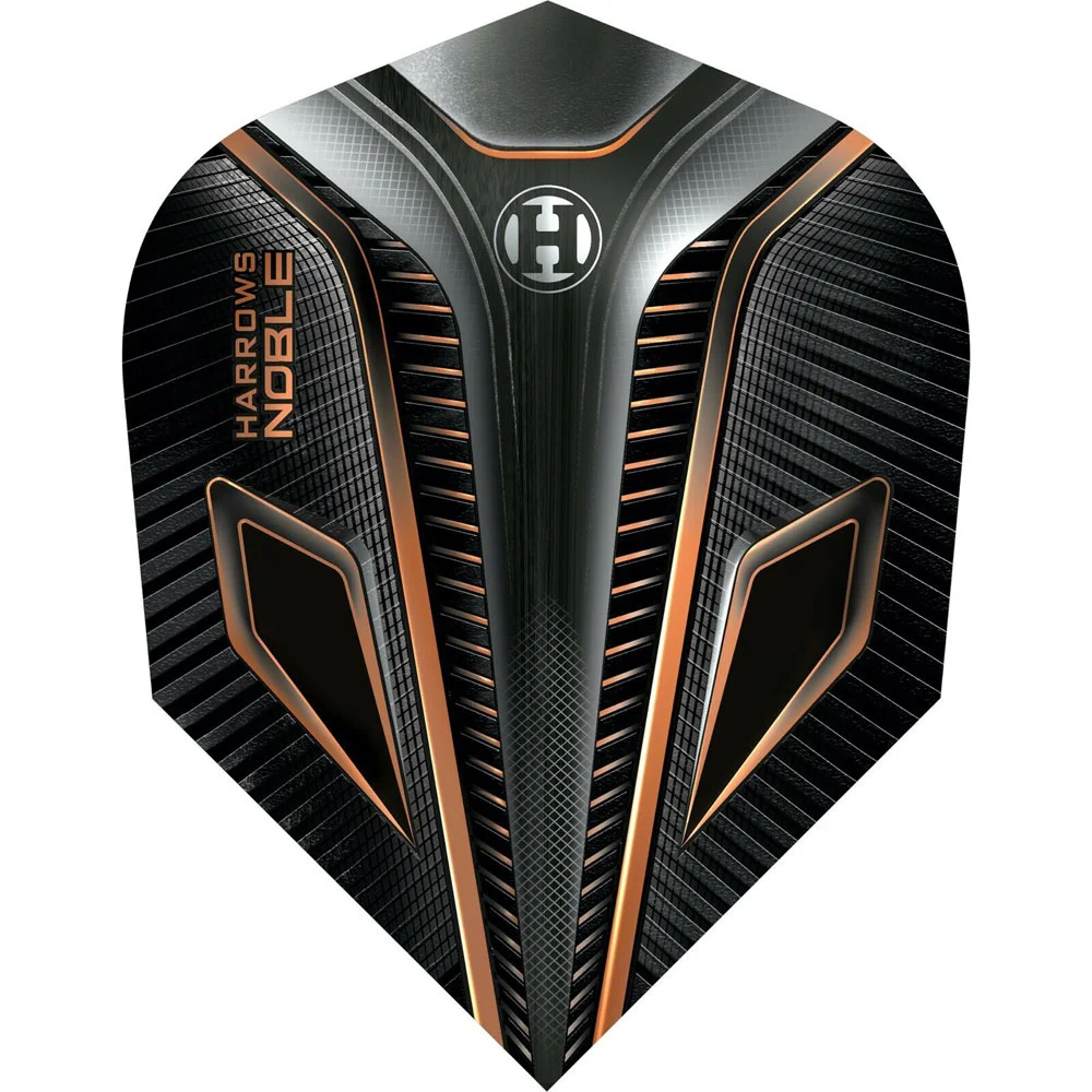 Harrows Noble No.6 Flights gold – edle Dart Flights No.6 aus 100 Mikron Kunststoff