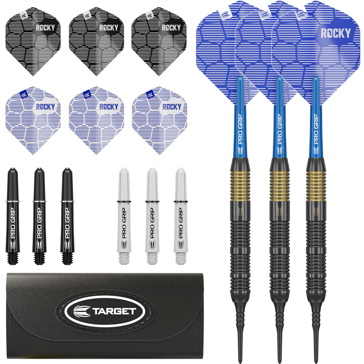Target Josh Rock Brass Softdart Set