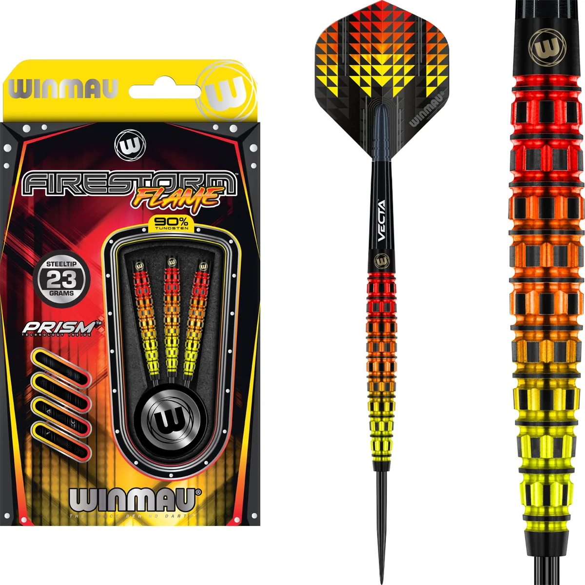Winmau Firestorm Flame Steeldarts - Tapered Winmau Firestorm Flame Steeldarts - Tapered