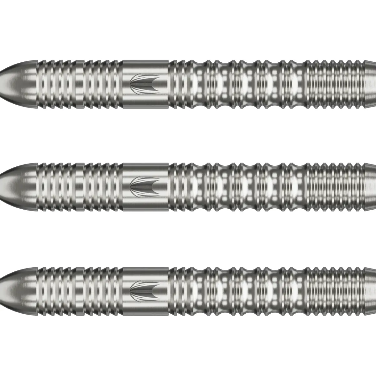 Target Hydro 01 Swiss Point Steeldarts – Barrel-Details Barrel-Details der Target Hydro 01 Swiss Point Steeldarts mit radialem Grip