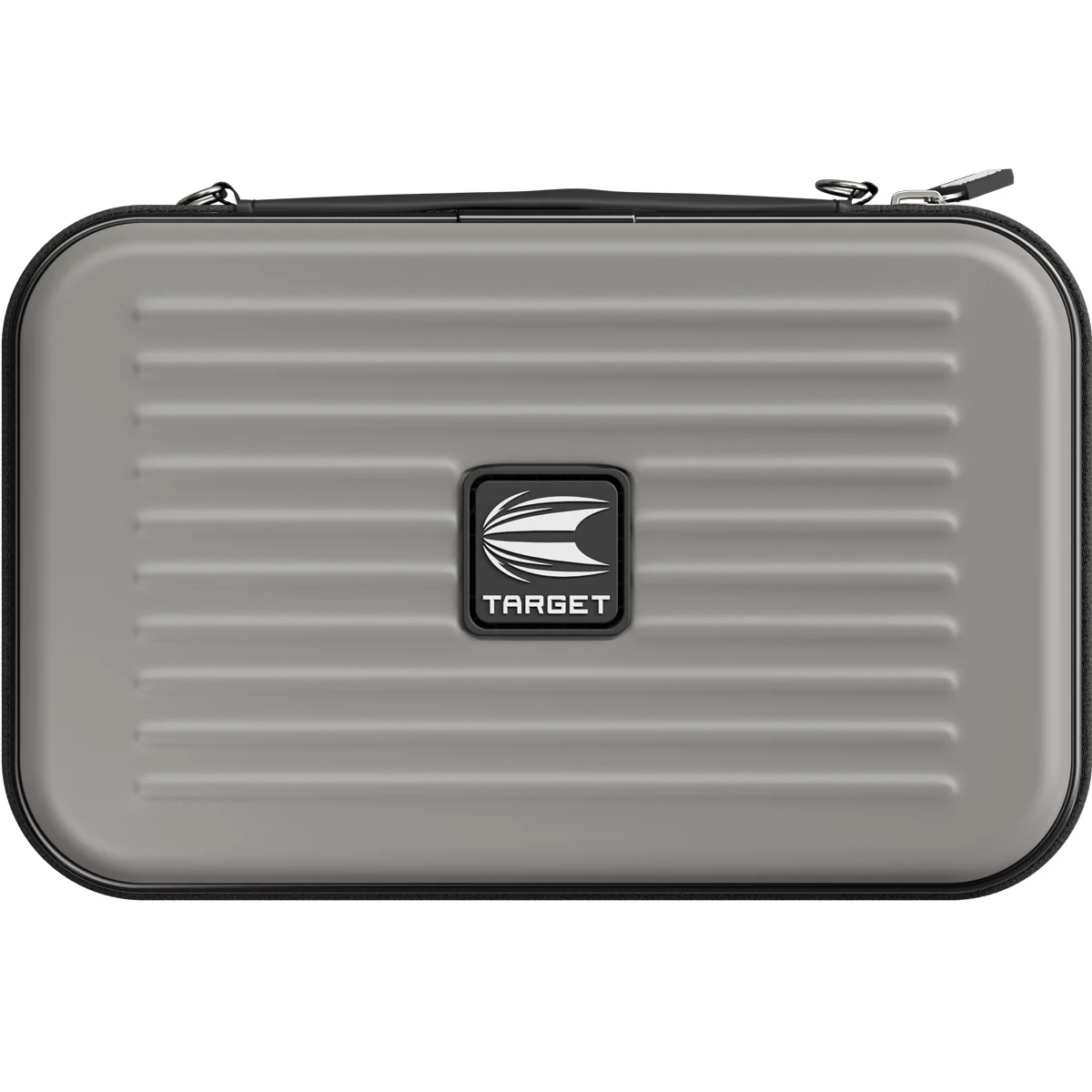 Target Takoma XL Dartwallet Grau geschlossen mit Target Logo