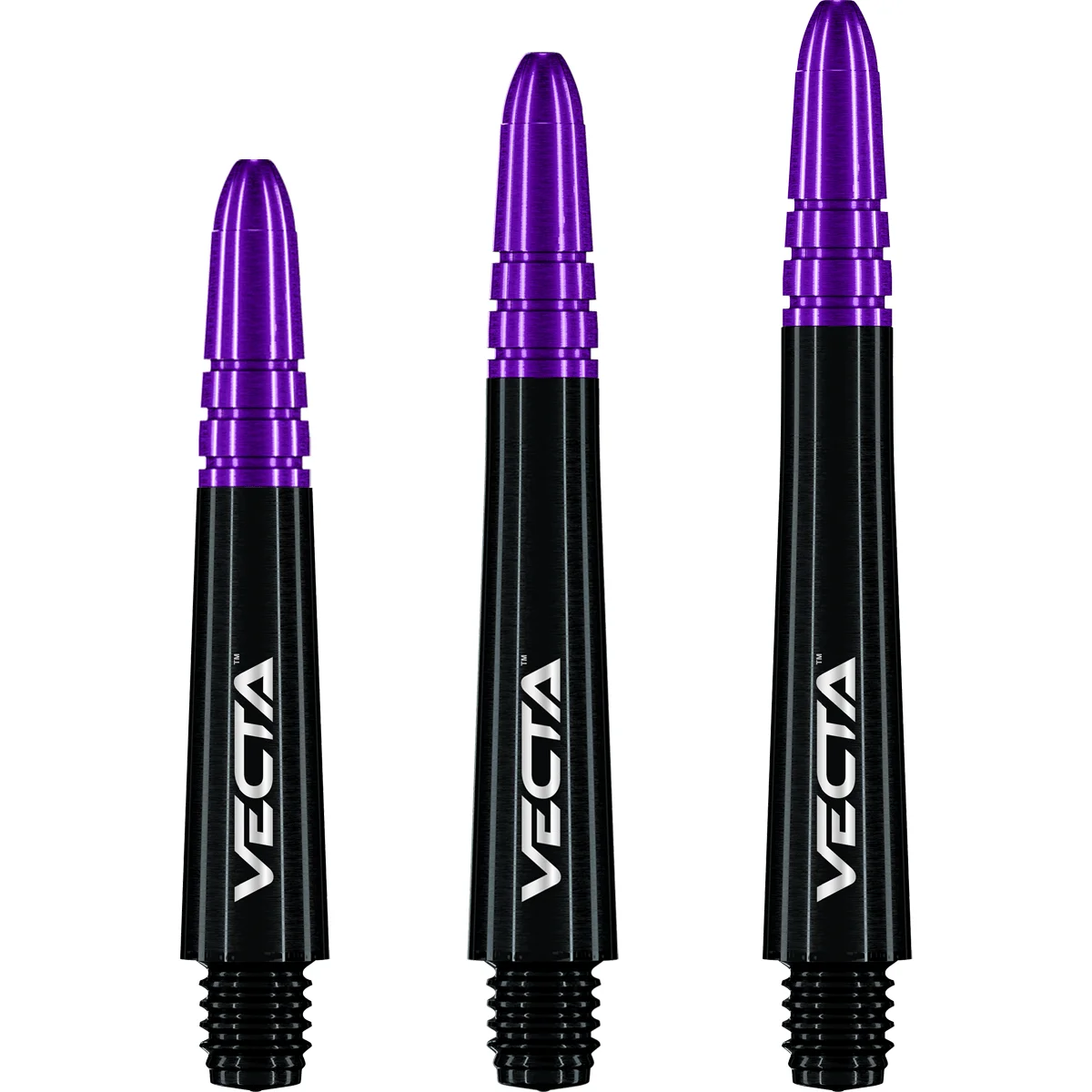 Winmau Vecta Shafts - schwarz-lila