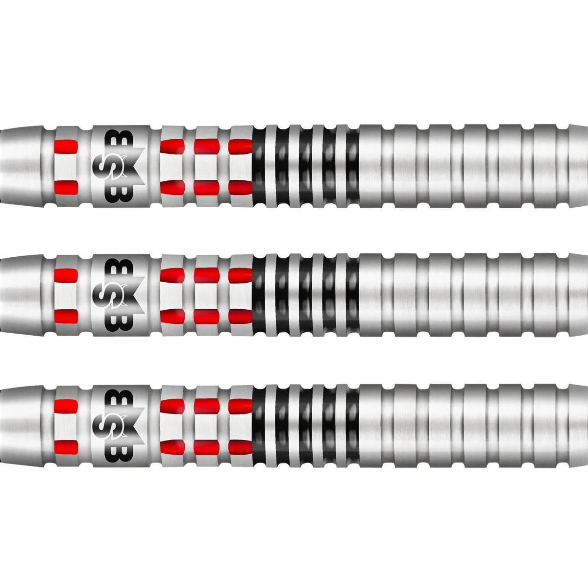 Shot Michael Smith Achieve Softdart Barrels – Ring- und Incision-Grip mit MSB-Logo Michael Smith Achieve Softdart Barrels von Shot mit präzisem Ring- und Incision-Grip sowie MSB-Logo