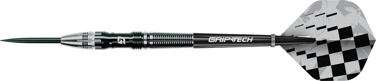 GOAT Rook Steeldarts 95 % Tungsten – Seitenansicht des kompletten Darts