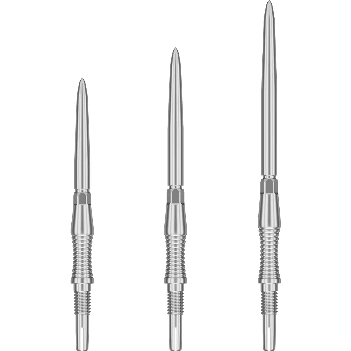 Target Swiss Point Signature RST Spitzen Silber – Dartspitzen in 30 mm, 35 mm und 42 mm Länge