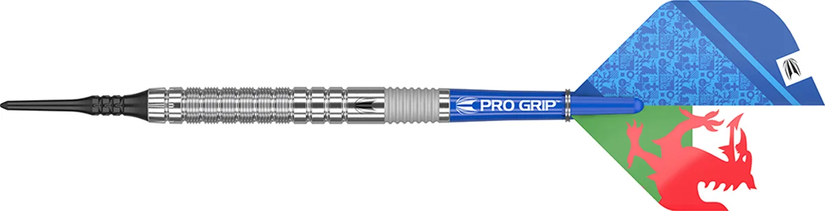 Target Lewy Williams Softdart Barrel Seitenansicht 90 Prozent Tungsten