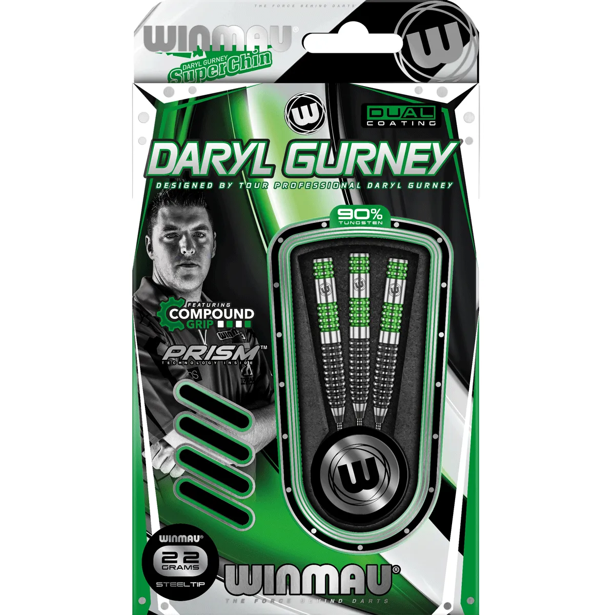 Winmau Daryl Gurney Special Edition Steeldarts Verpackung Originalansicht