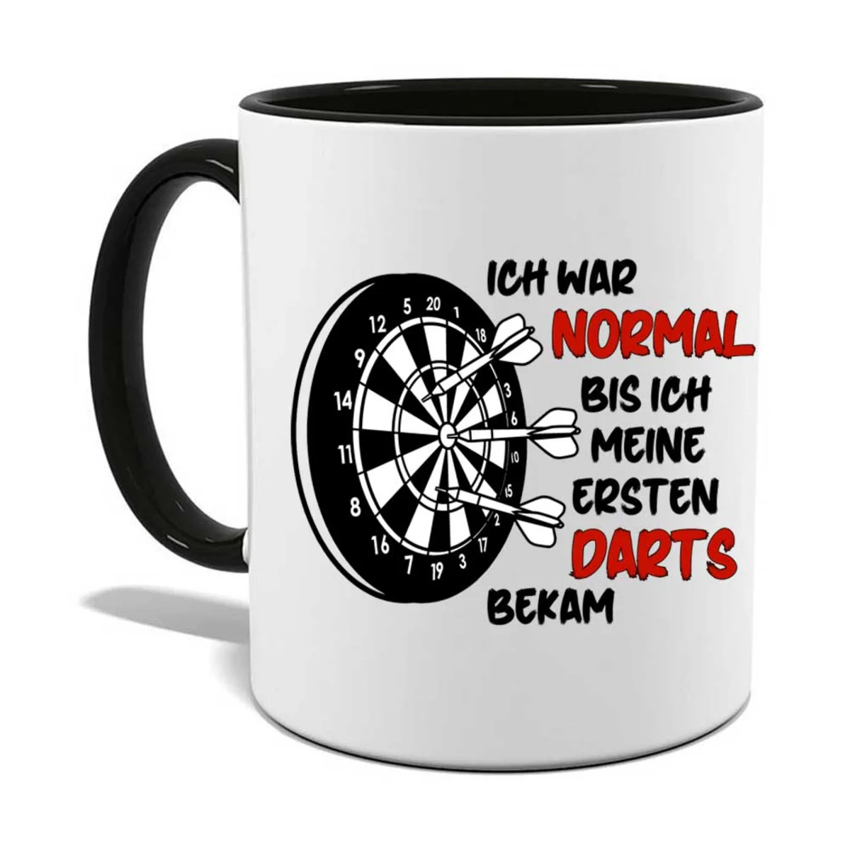Dartgott Darts Kaffeetasse - Ich war Normal Dartgott Darts Kaffeetasse - Ich war Normal