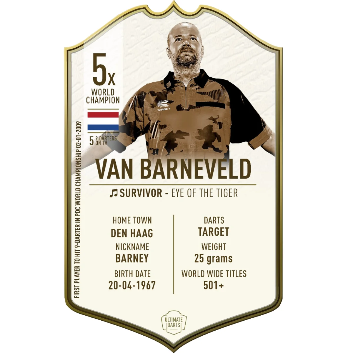 Raymond van Barneveld - Immortals Ultimate Card Raymond van Barneveld - Immortals Ultimate Card
