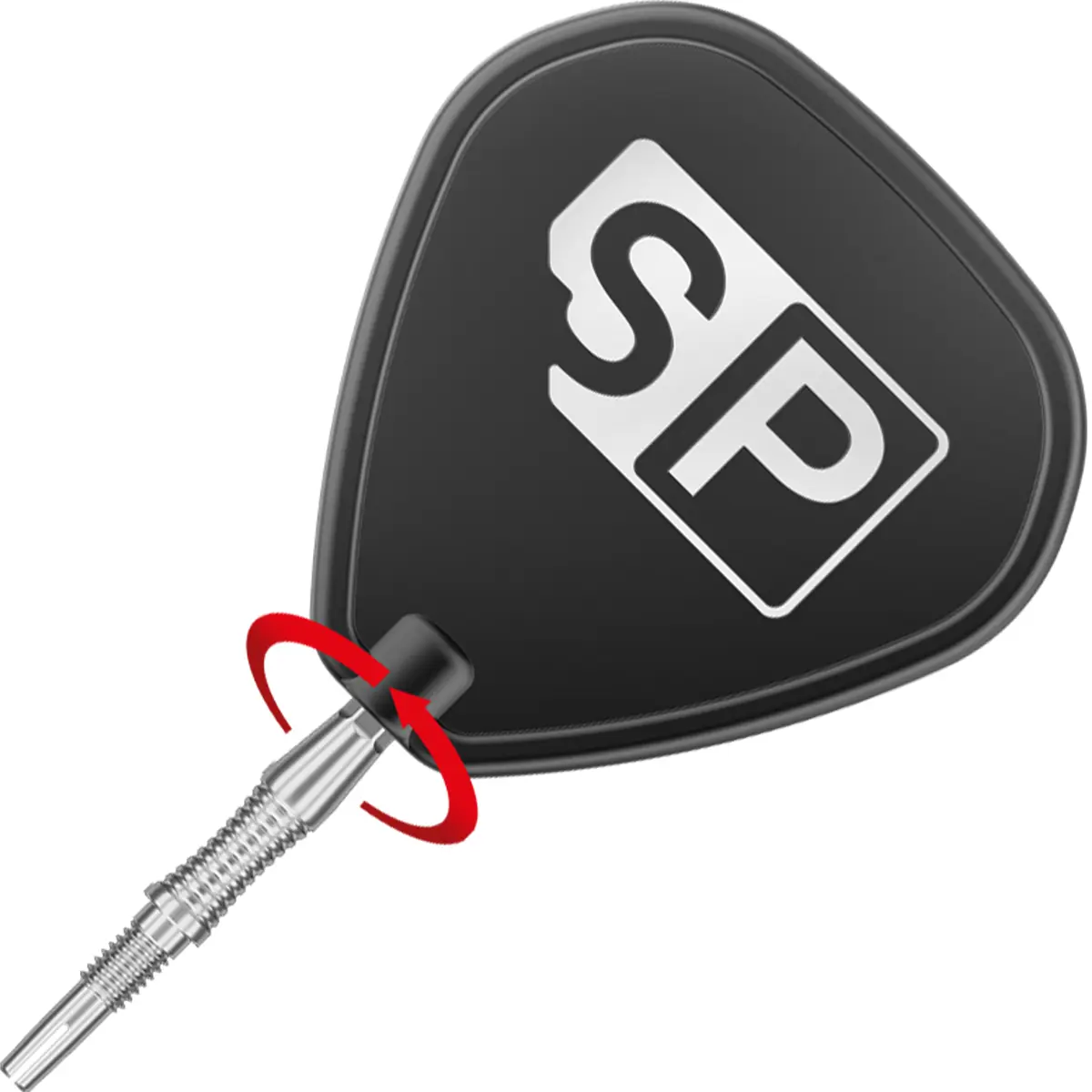 Target Swiss Point Tool – einfaches Wechseln der Swiss Point Spitzen Target Swiss Point Werkzeug – schneller Spitzenwechsel für Signature RST Dartspitzen in Silber