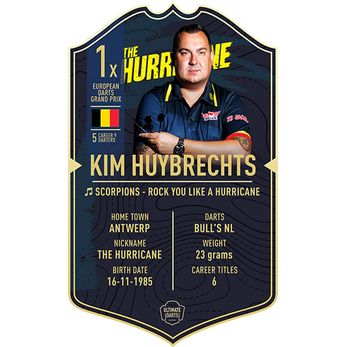Kim Huybrechts - Ultimate Darts Card Kim Huybrechts - Ultimate Darts Card