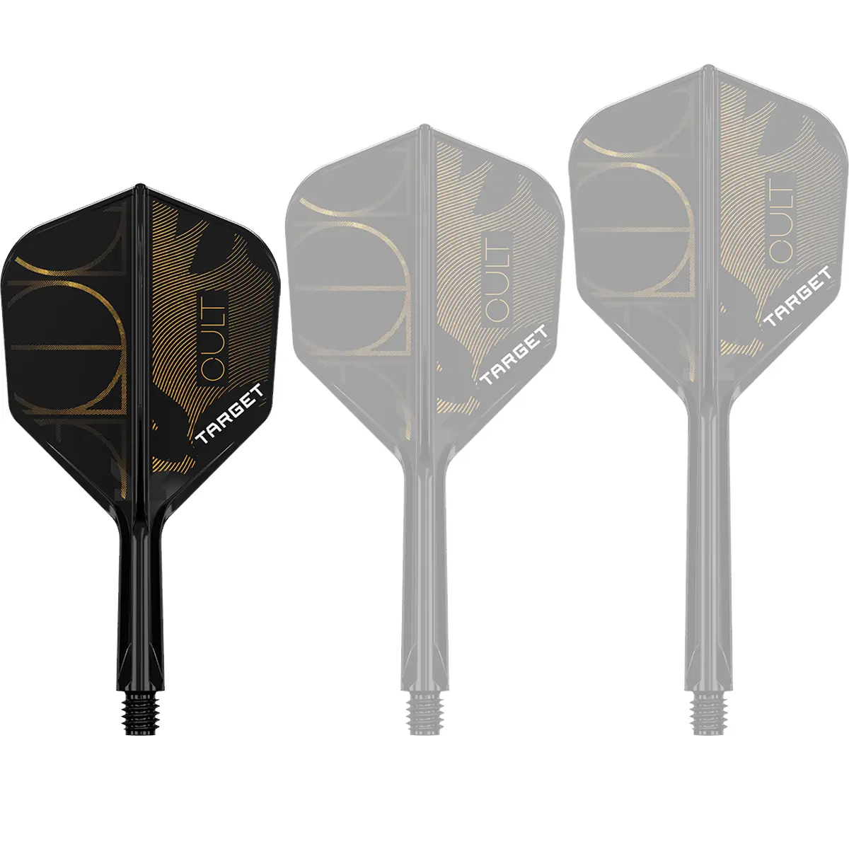 Target K-Flex Cult No.6 Flights Short – schwarze Flight-Shaft-Kombination