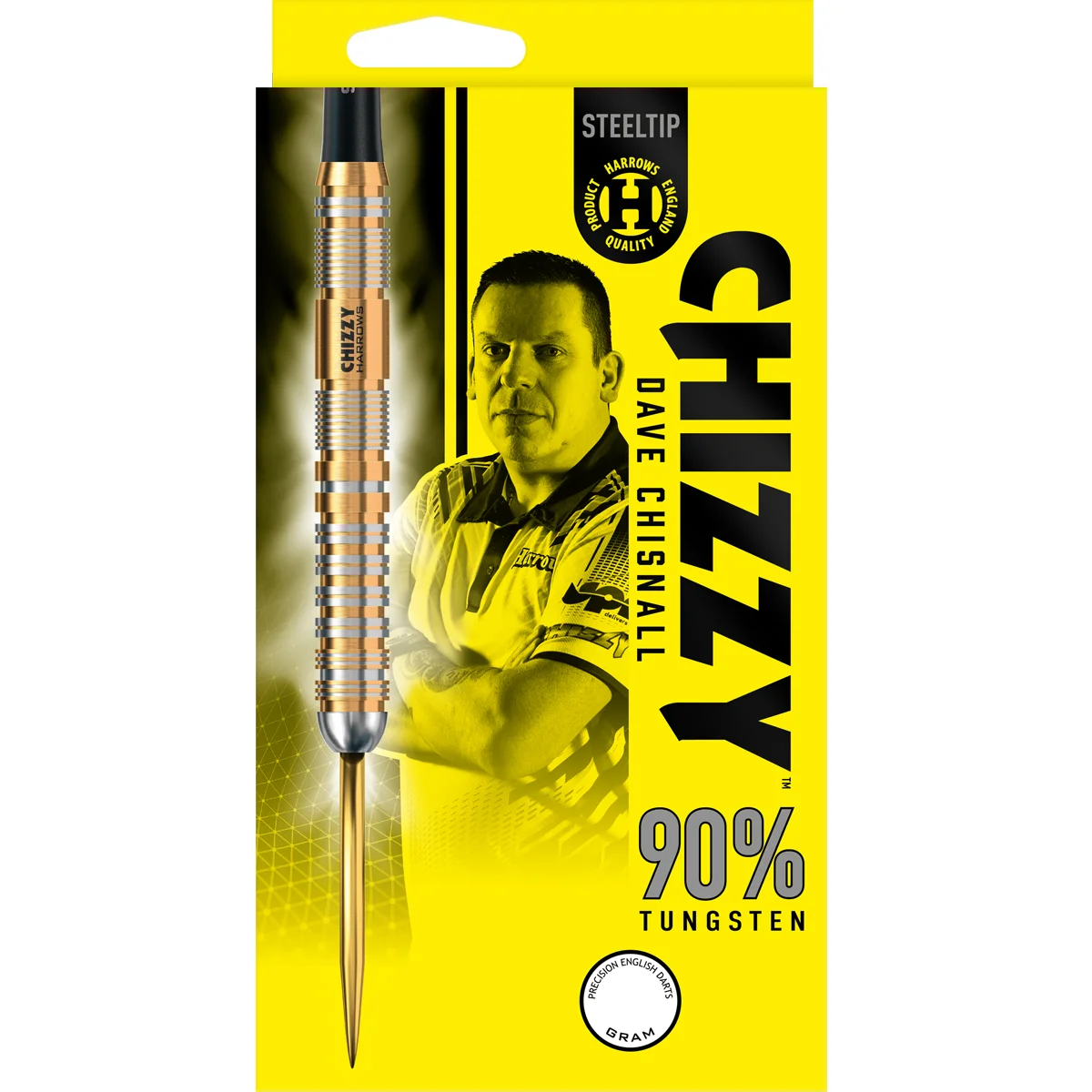 Harrows Dave Chisnall 90% Steeldarts Verpackung