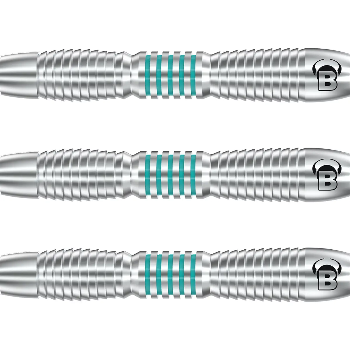 Bulls Veco V1 Softdarts – Barrel Details mit Griffmulde Bulls Veco V1 Softdarts Barrel mit farblich markierter Griffmulde und Shark-Grip