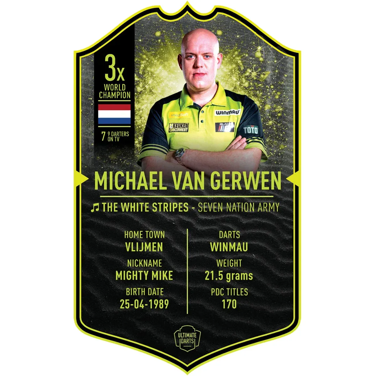 Michael van Gerwen - Ultimate Darts Card Michael van Gerwen - Ultimate Darts Card