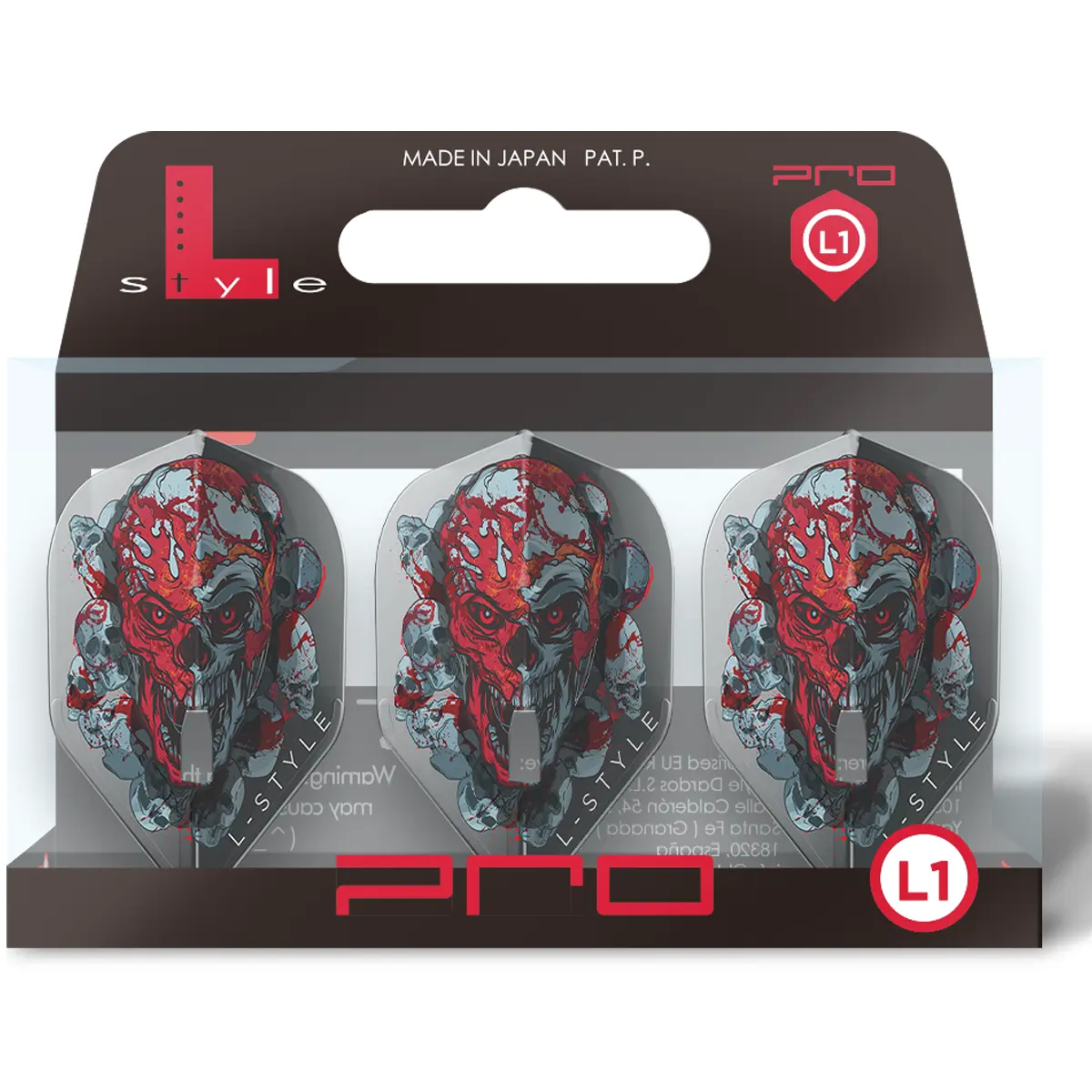 L-Style Ryan Searle V4 L1 Champagne Dart Flights Verpackung mit drei Flights