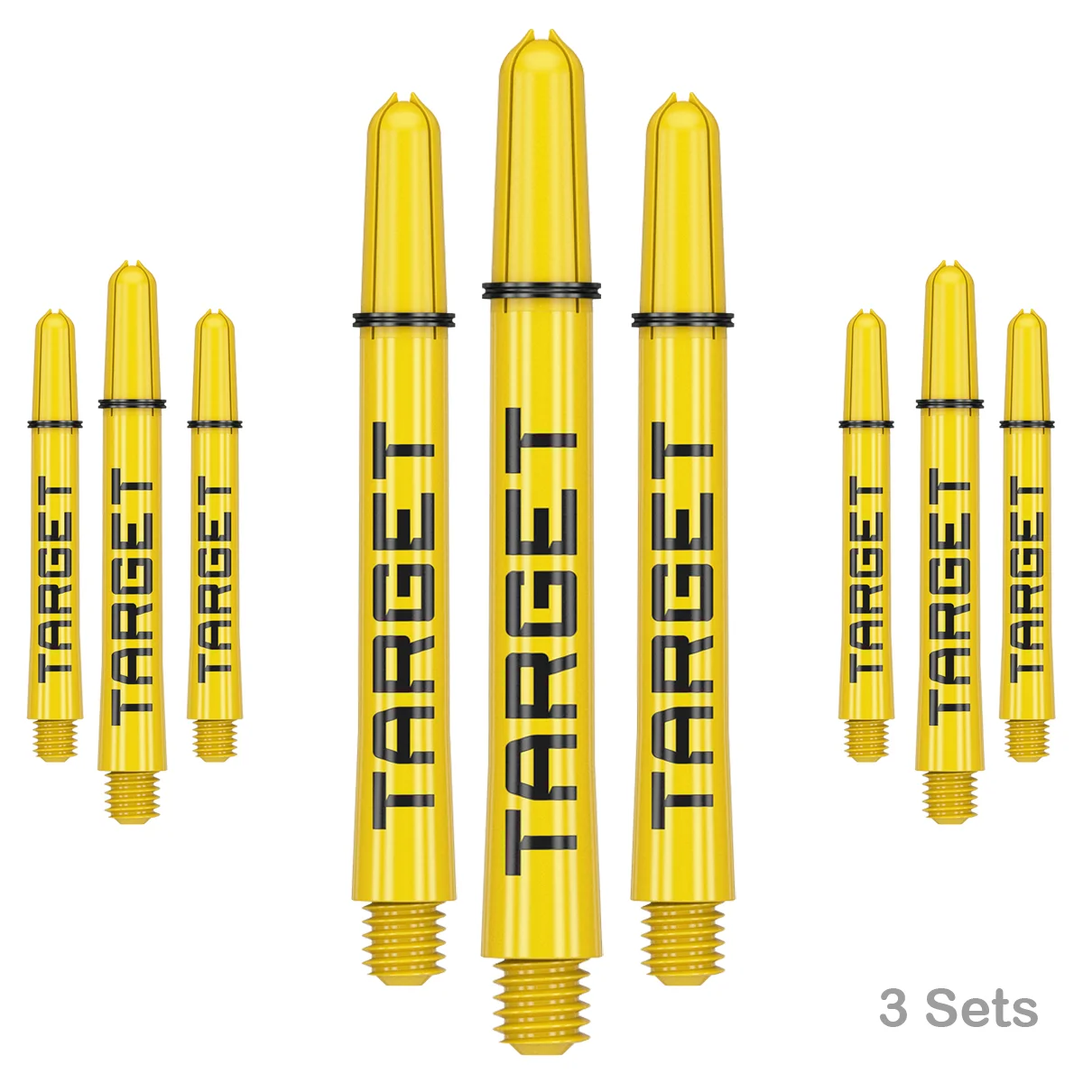 Target Pro Grip TAG Shafts - 3 Sets - Yellow Target Pro Grip TAG Shafts - 3 Sets - Yellow