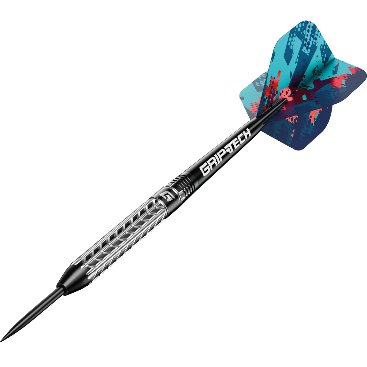 GOAT Traction Steeldart 22 g Seitenansicht mit ausgewogener Barrelform