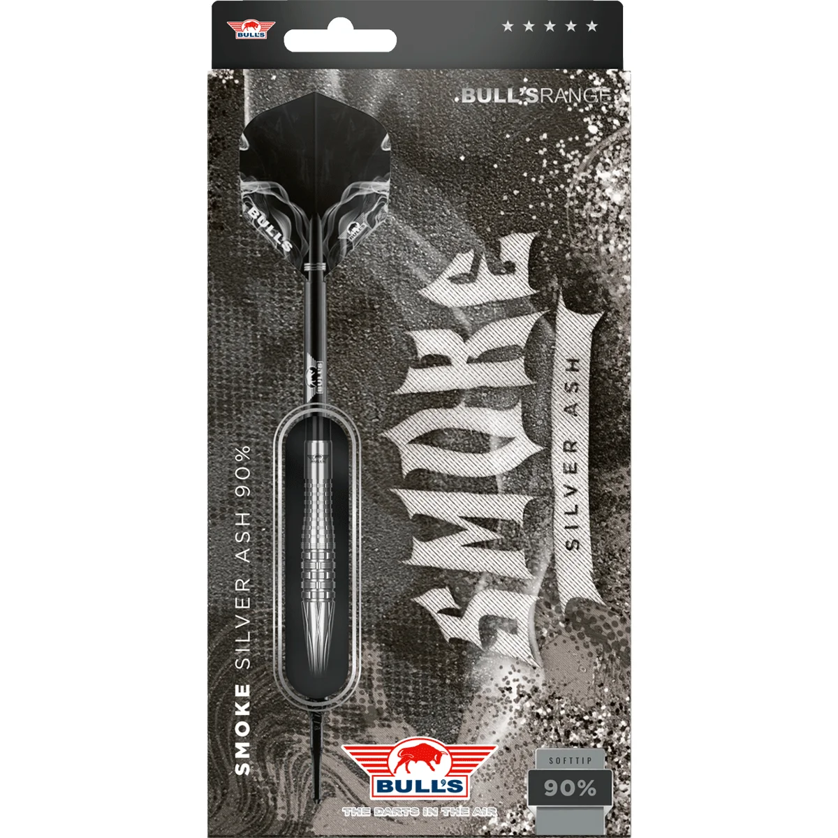 Originalverpackung der Bull's NL Smoke Silver Ash Softdarts 20g