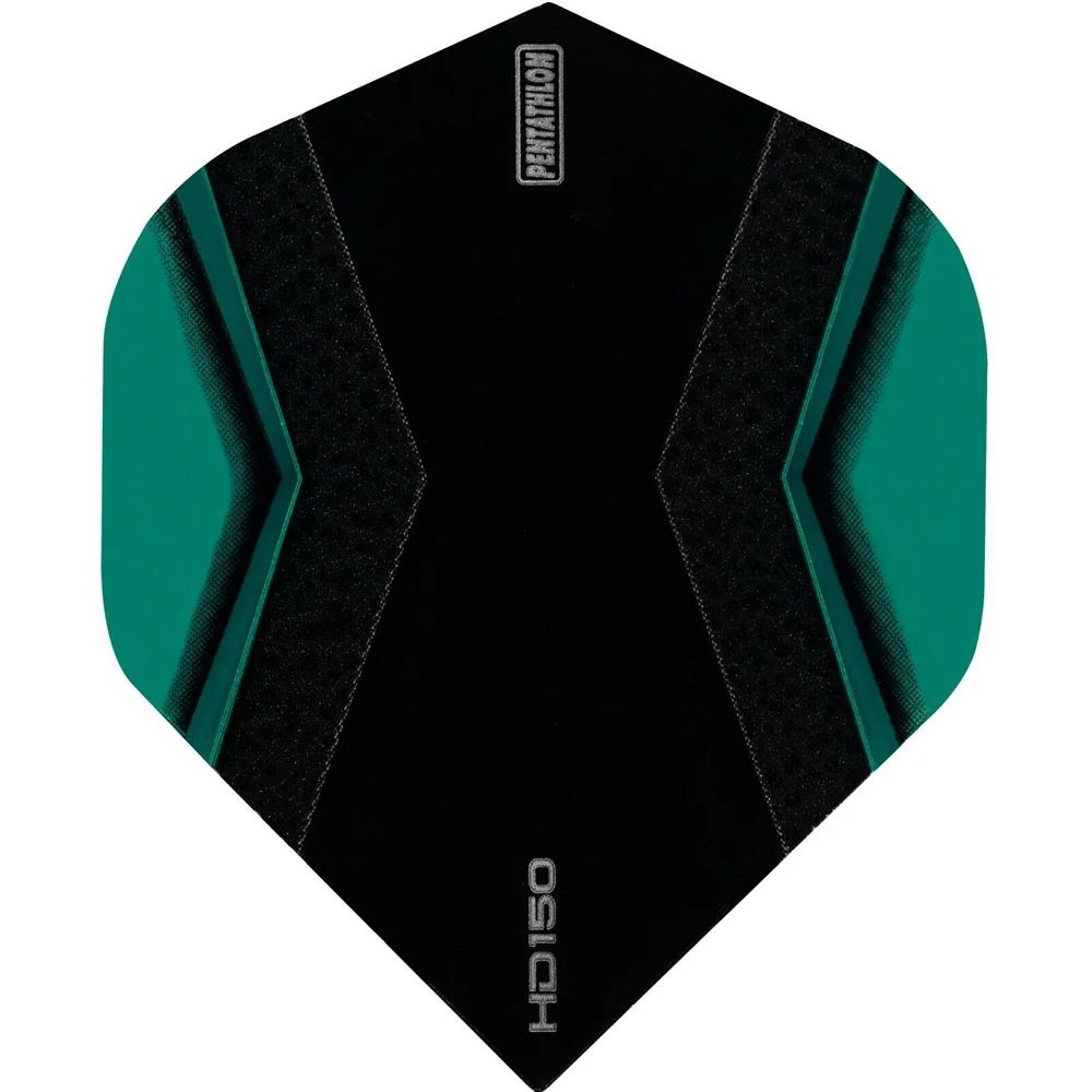 Pentathlon HD150 X-Wing Dart Flights in Jadegrün mit 150 Mikron
