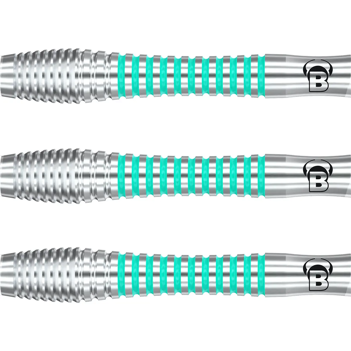 Bulls Veco V2 Softdarts – Barrel Details mit Griffmulde Bulls Veco V2 Softdarts Barrel mit langgezogener Griffmulde und Shark-Grip