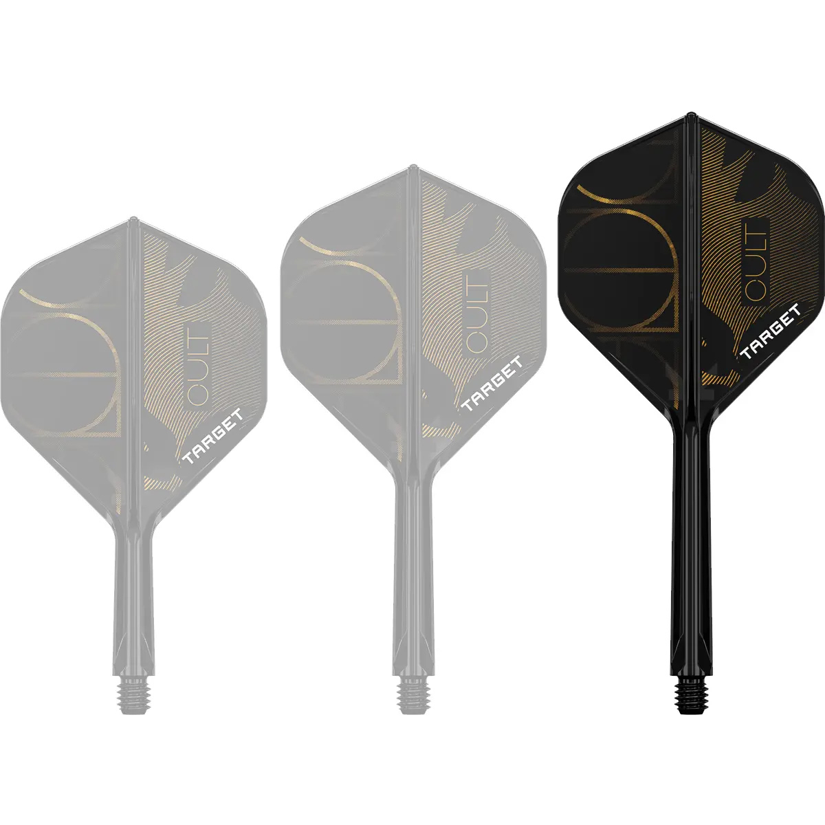 Target K-Flex Cult No.2 Flights – Medium Länge Schwarz-Gold