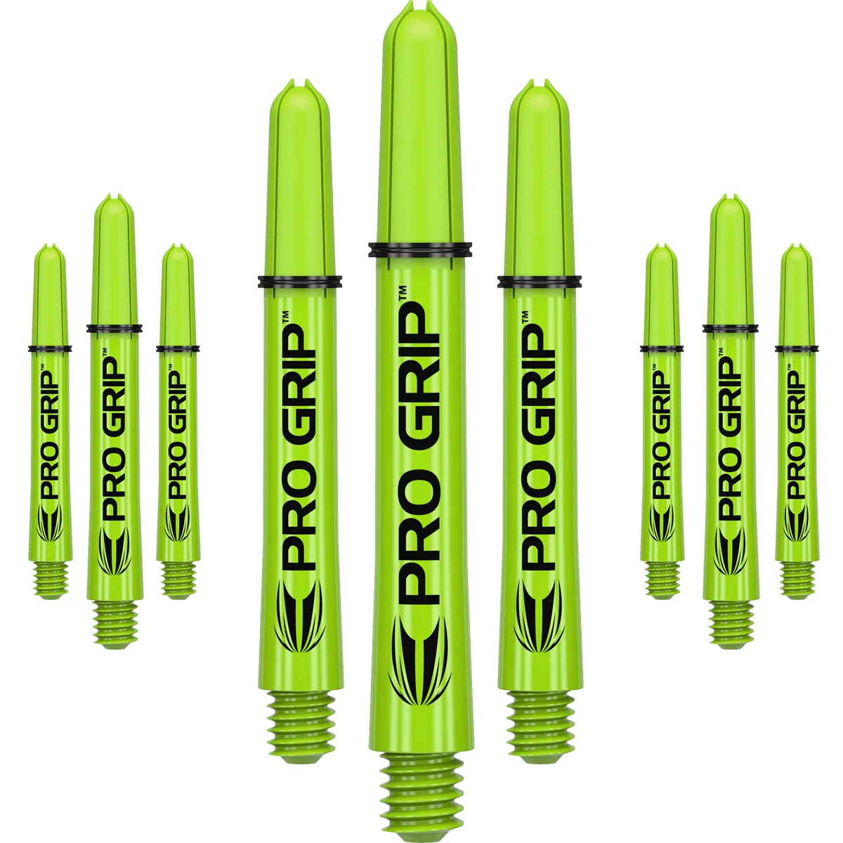 Target Pro Grip Shafts - Lime Green - 3 Sets