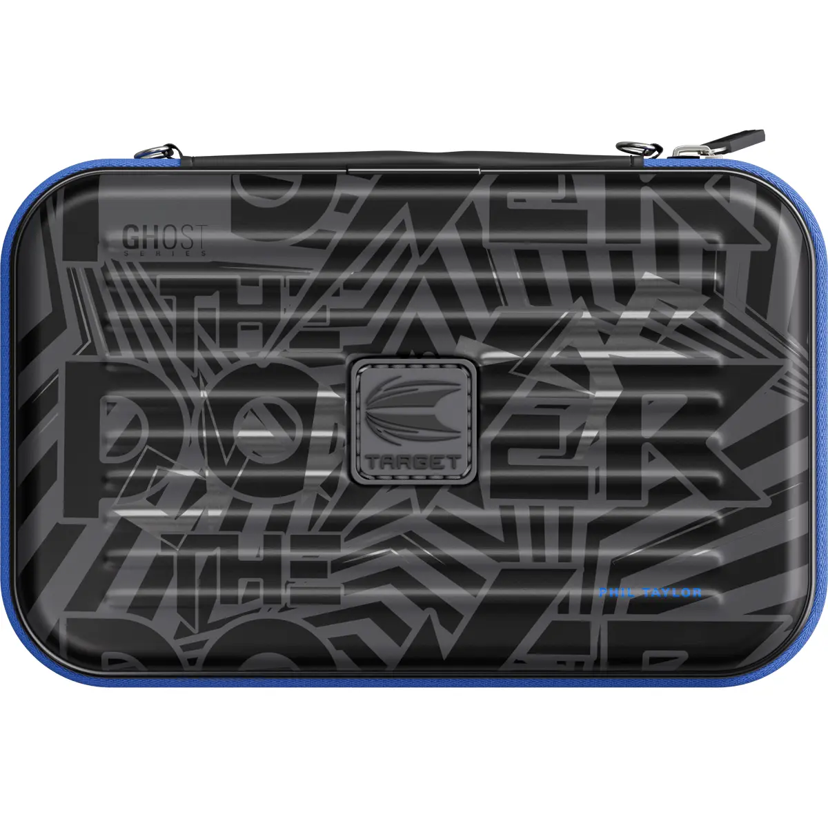 Target Takoma XL Ghost Series Phil Taylor Darttasche Frontansicht mit The Power Schriftzug