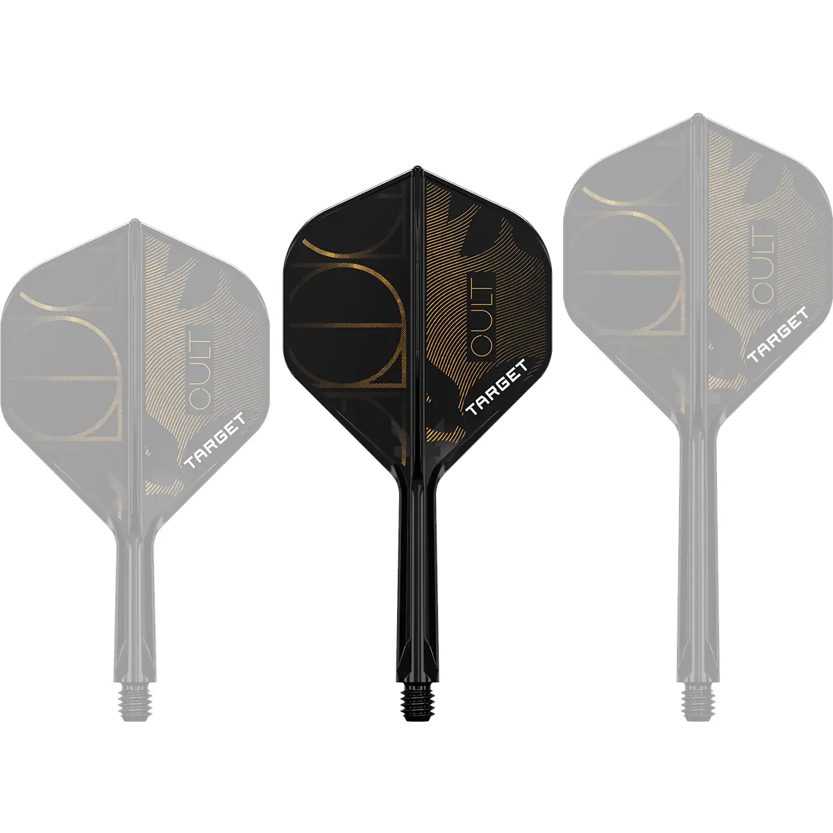 Target K-Flex Cult No.2 Flights – Midi Länge Schwarz-Gold