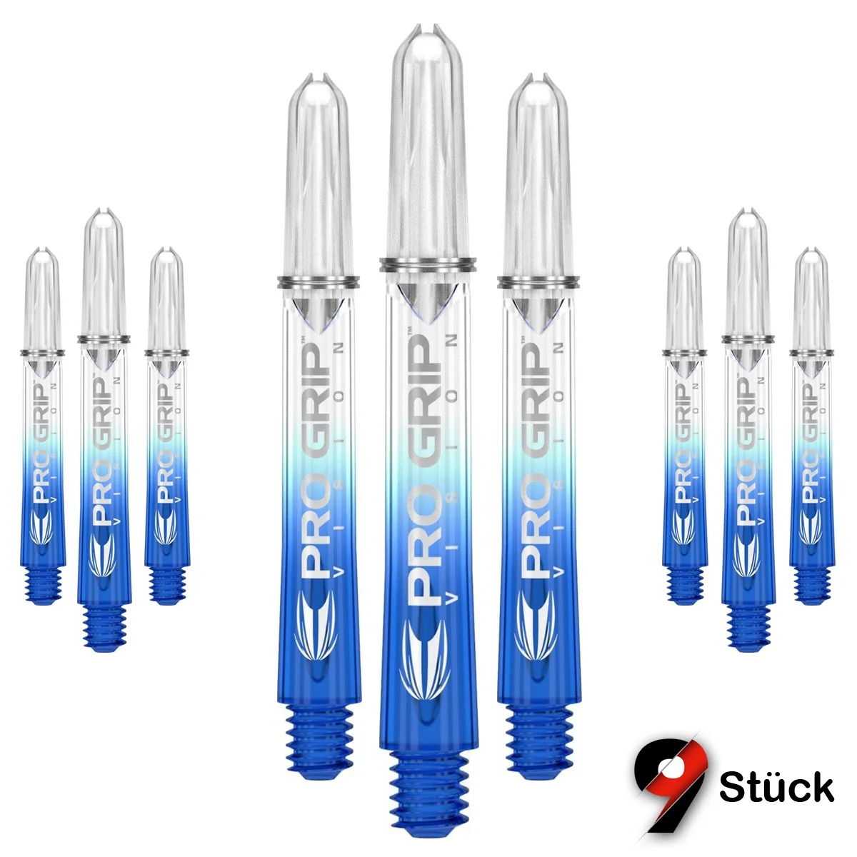 Target Pro Grip Vision Shafts 3 Sets - blau Target Pro Grip Vision Shafts 3 Sets - blau