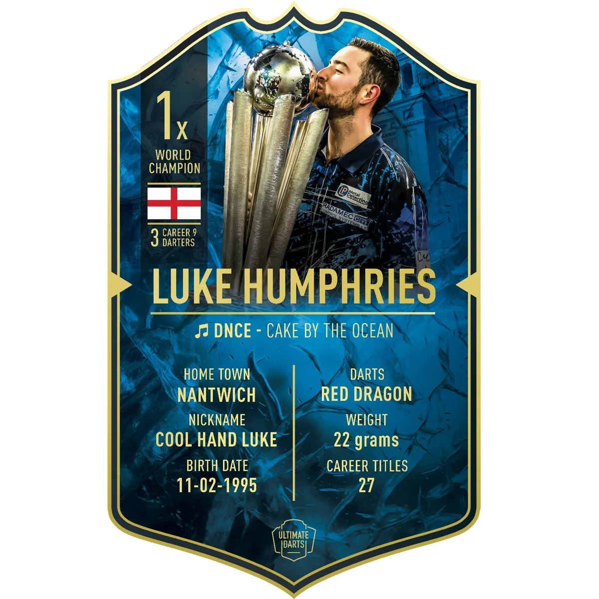 Luke Humphries WC - Ultimate Darts Card Luke Humphries WC - Ultimate Darts Card