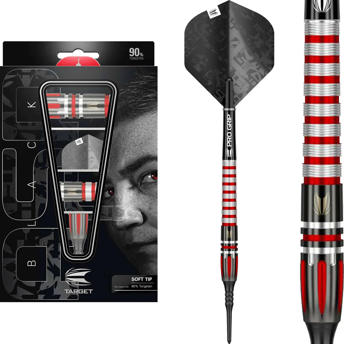 Nathan Aspinall Black Edition Softdarts Nathan Aspinall Black Edition Softdarts