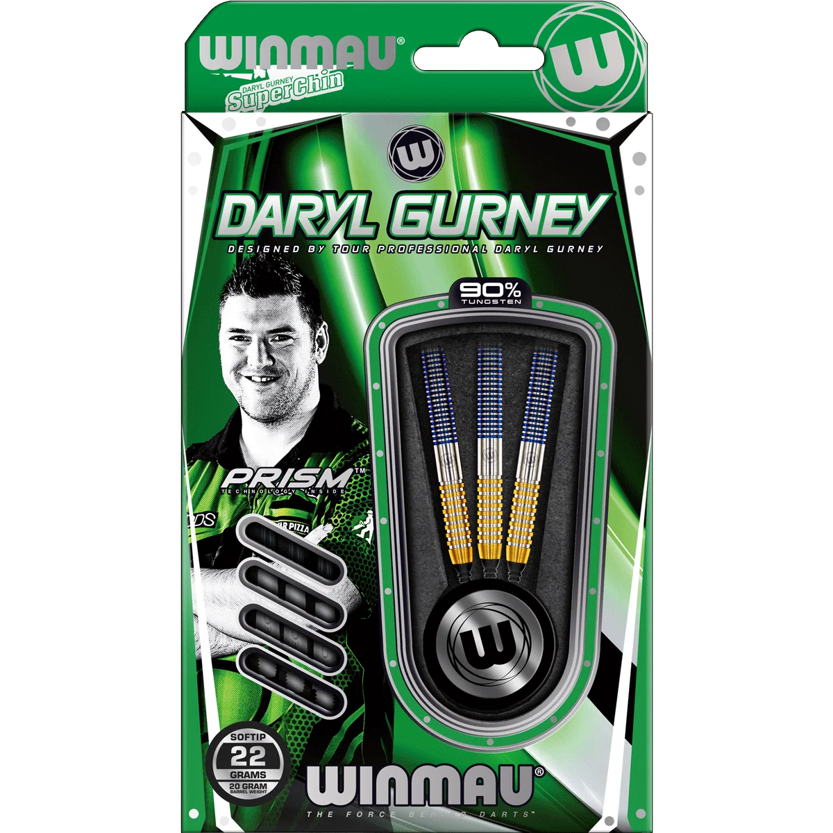 Winmau Daryl Gurney SC 1.0 Softdarts Originalverpackung