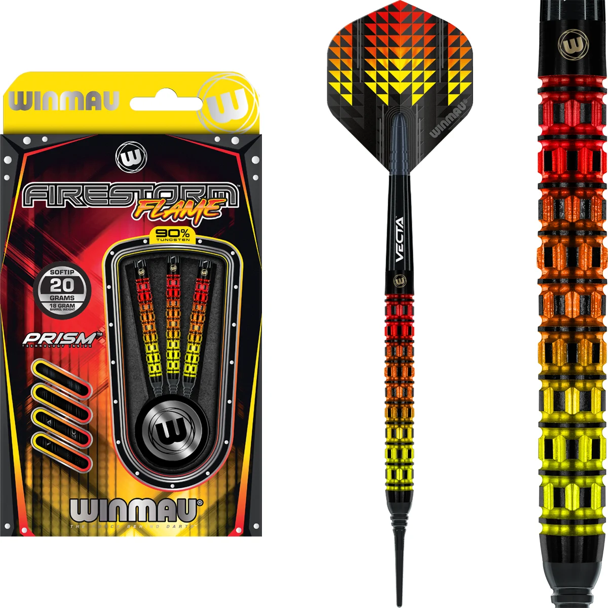 Winmau Firestorm Flame Softdarts - Parallel