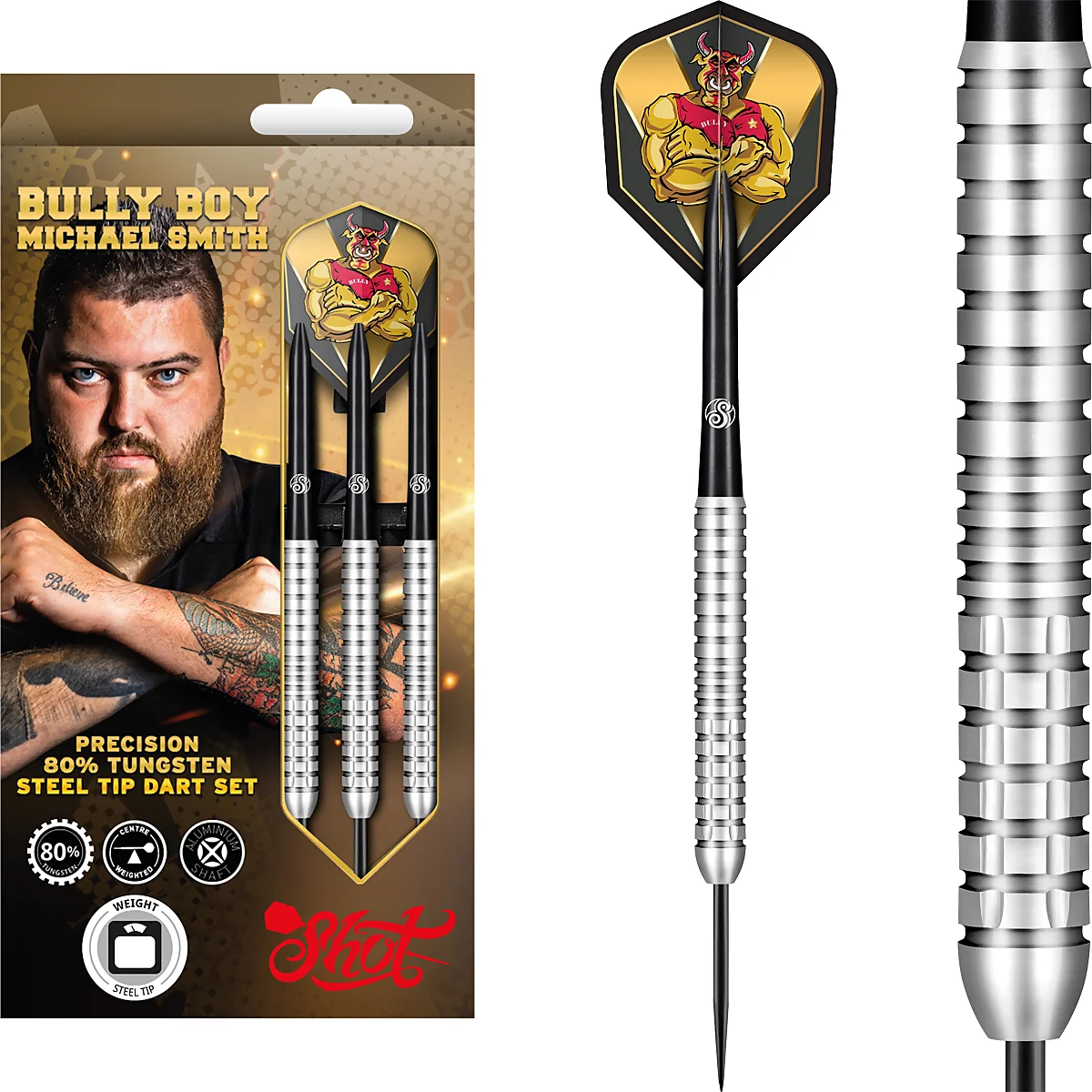 Shot Michael Smith Precision Steeldarts Shot Michael Smith Precision Steeldarts
