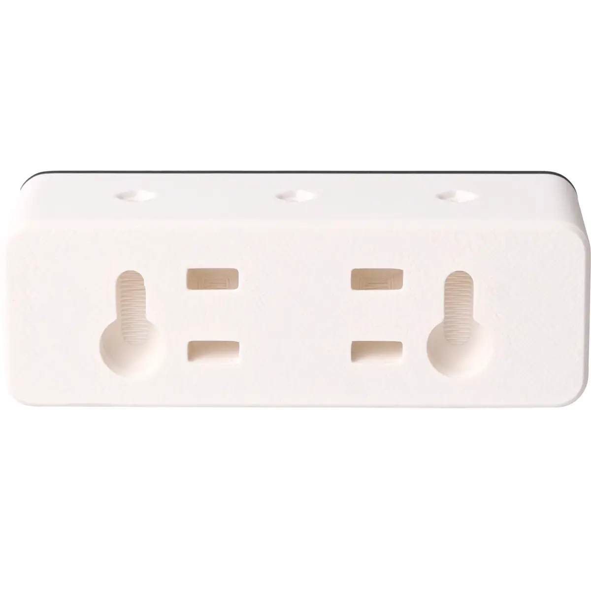 Rückseite des Bulls Darthalter Weiß eckig mit Wandhalterung für 1 Dart-Set