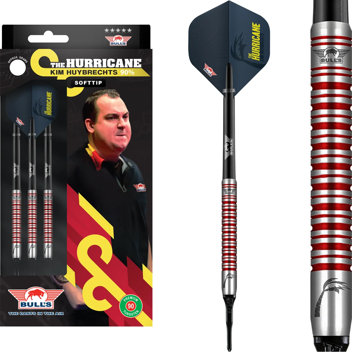 Bull´s NL Kim Huybrechts 90% Softdarts Bull´s NL Kim Huybrechts 90% Softdarts