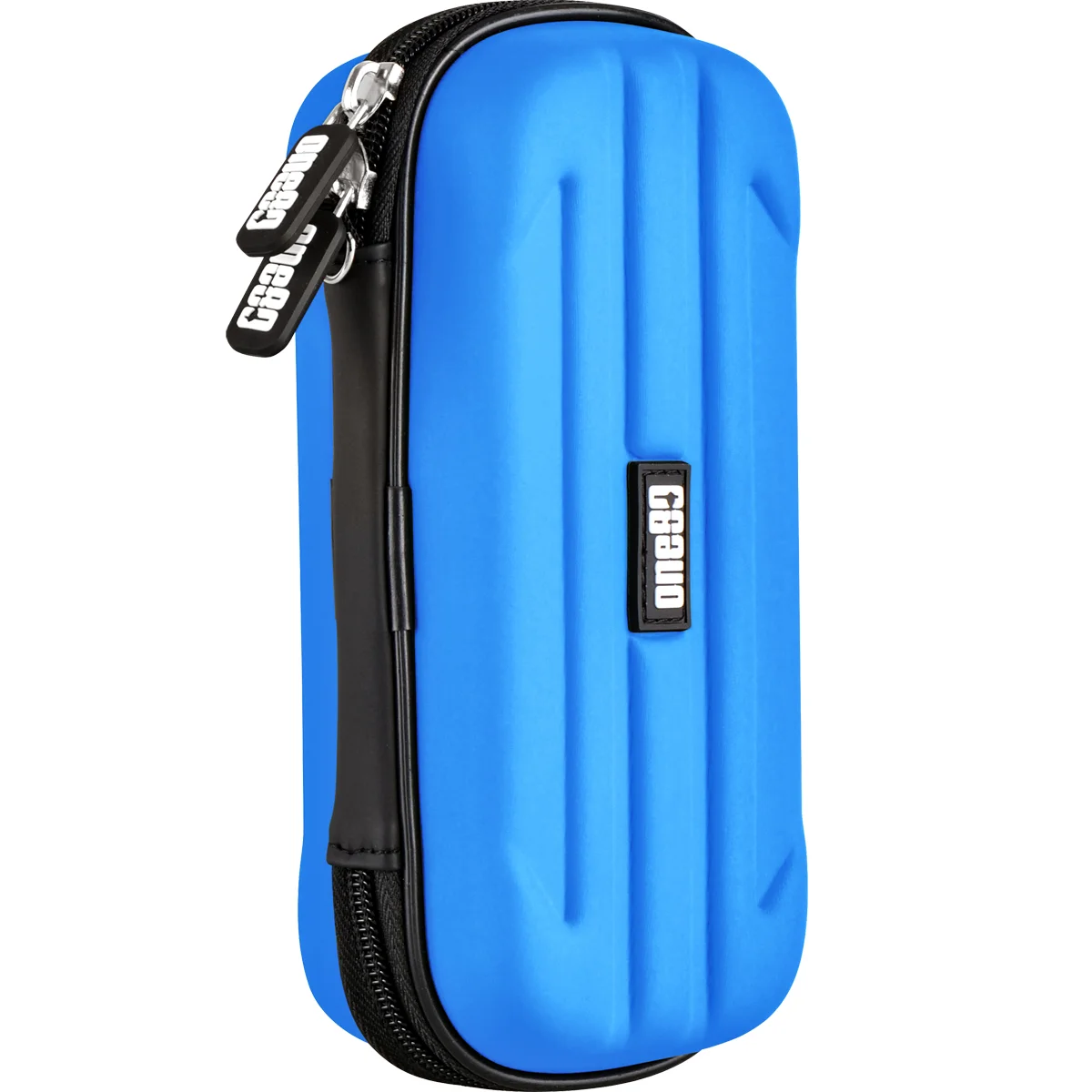 One80 Shard Mini Blau Dart Case Darttasche geschlossen One80 Shard Mini Darttasche blau im geschlossenen Zustand