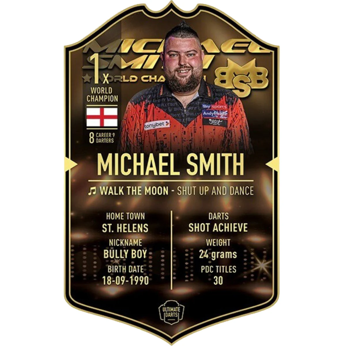 Michael Smith - Ultimate Darts Card Michael Smith - Ultimate Darts Card