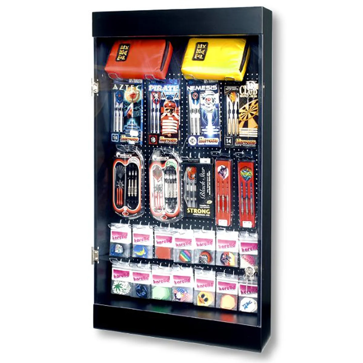 Dart Vitrine - Dartschrank - abschließbar Dart Vitrine - Dartschrank - abschließbar