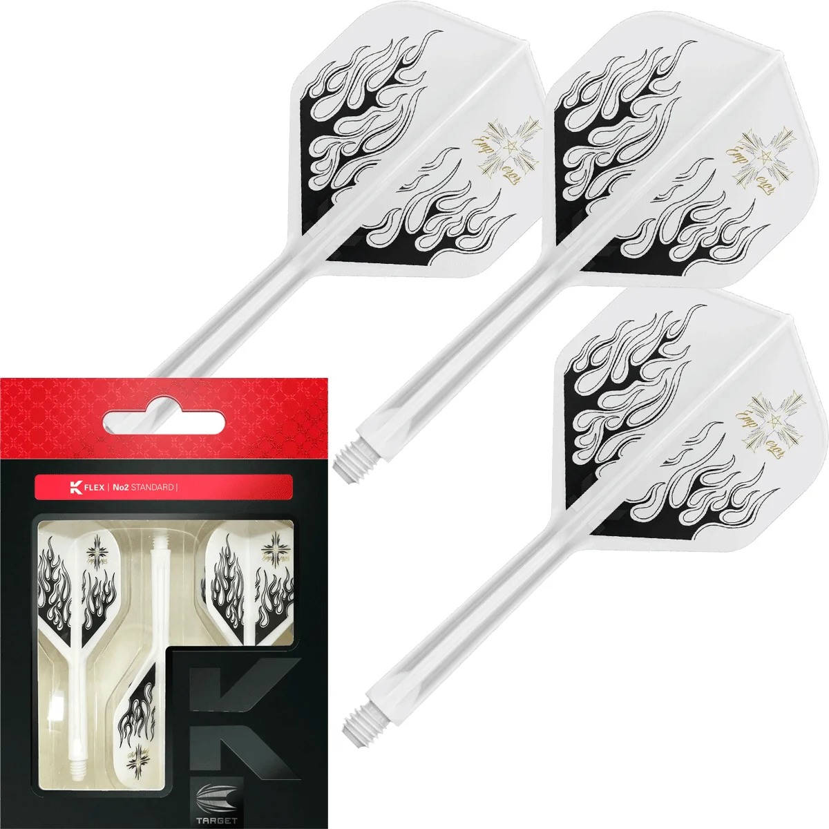 Dynamische Ansicht der Target K-Flex Hoshino Mitsumasa Flights zur Demonstration der Flexibilität und des 90-Grad-Winkels.