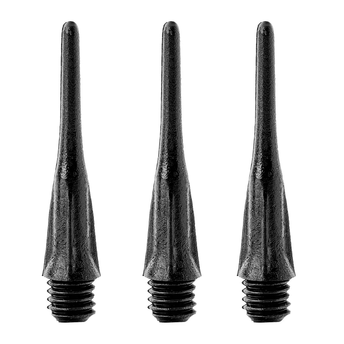 Karella Ultimo Softdart Spitzen Schwarz 24 mm – 3 einzelne Spitzen mit 2BA Gewinde