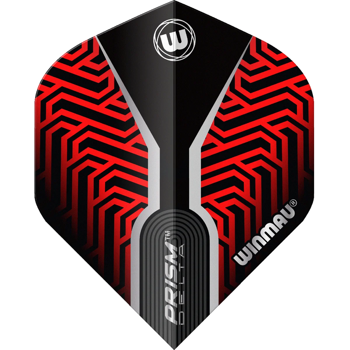 Prism Delta Kairos Flights Rot – 100 Mikron & moderne Optik Winmau Prism Delta Kairos Dartflights Rot mit halbtransparentem Look
